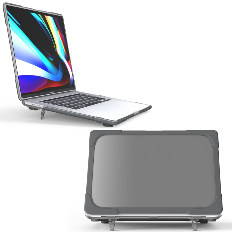 Para MacBook Pro 16 polegadas A2141 (2019) Capa Protetora para Portátil em PC + TPU Duas Cores