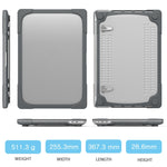 Para MacBook Pro 16 polegadas A2141 (2019) Capa Protetora para Portátil em PC + TPU Duas Cores