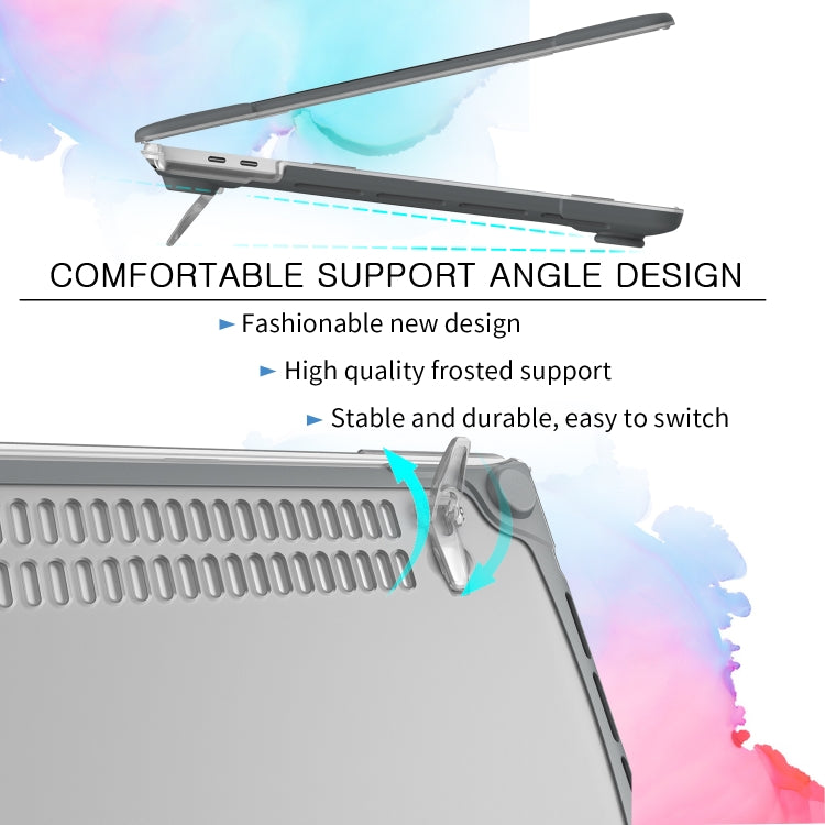 Para MacBook Pro 16 polegadas A2141 (2019) Capa Protetora para Portátil em PC + TPU Duas Cores