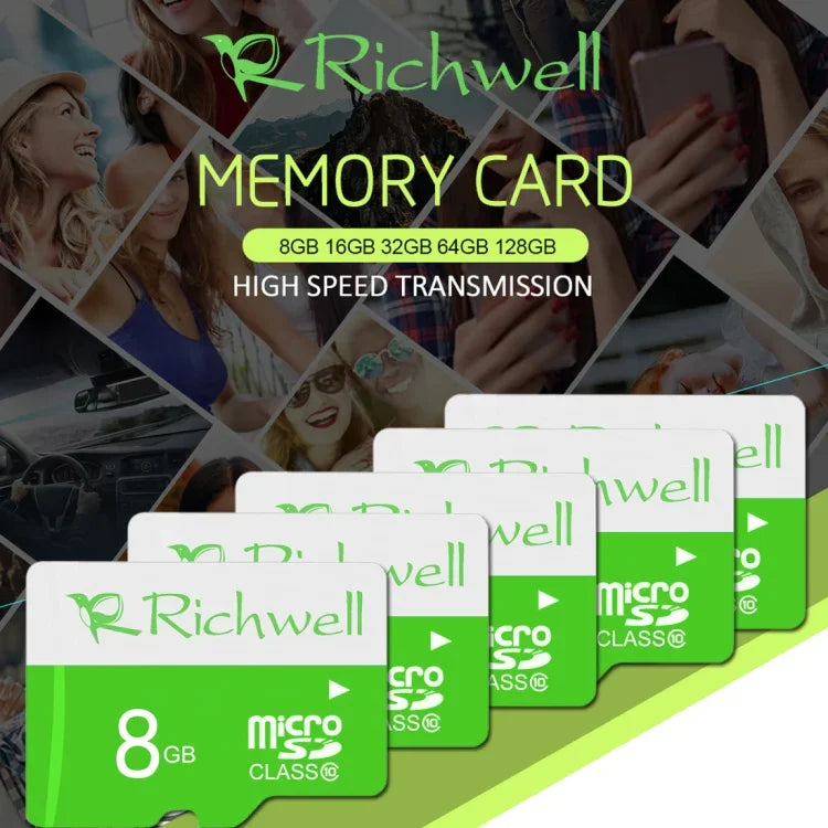 Cartão de Memória Micro SD(TF) Richwell 16GB Classe 10 de Alta Velocidade, 16GB