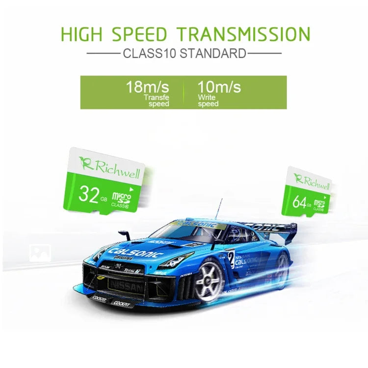 Cartão de Memória Micro SD(TF) Richwell 16GB Classe 10 de Alta Velocidade, 16GB