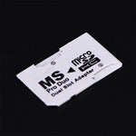 Adaptador CR-5400 Dual Slot Micro SDHC (TF) para MS PRO Duo, Capacidade Total Suportada: 64GB, CR-5400