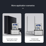Dock para Disco Rígido Blueendless SATA USB 3.0 2 Baias para Cópia Offline de 2,5 / 3,5 polegadas