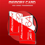 Cartão de Memória MICRODATA 16GB Alta Velocidade U1 Vermelho e Branco TF (Micro SD), 16GB