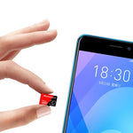 Cartão de Memória TF (Micro SD) Vermelho e Preto U3 de Alta Velocidade MICRODATA 128GB, 128GB
