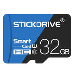 Cartão de Memória TF (Micro SD) Azul e Preto U1 de Alta Velocidade STICKDRIVE 32GB, 32GB