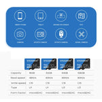 Cartão de Memória TF (Micro SD) Azul e Preto U3 de Alta Velocidade STICKDRIVE 64GB, 64GB
