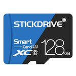 Cartão de Memória STICKDRIVE 128GB Alta Velocidade U3 Azul e Preto TF (Micro SD), 128GB