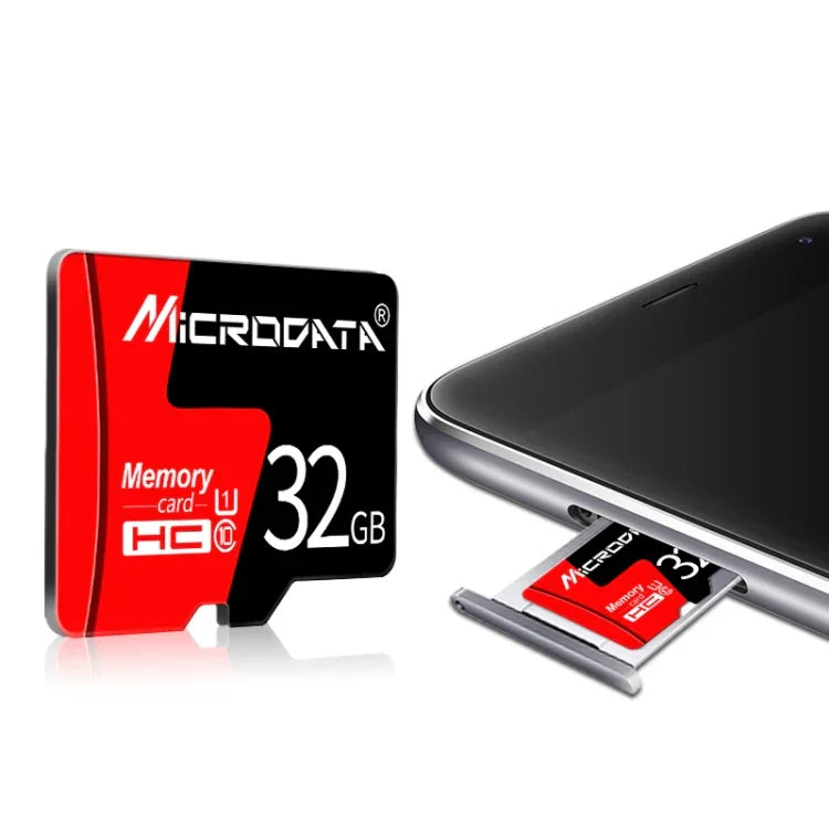 Cartão de Memória MICRODATA 16GB U1 TF (Micro SD) Vermelho e Preto, 16GB