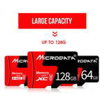 Cartão de Memória MICRODATA 16GB U1 TF (Micro SD) Vermelho e Preto, 16GB