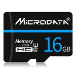 Cartão de memória MICRODATA 16GB U1 TF (Micro SD) azul com risca e preto, 16GB