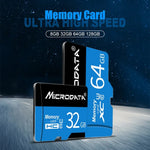 Cartão de memória MICRODATA 16GB U1 TF (Micro SD) azul e preto, 16GB