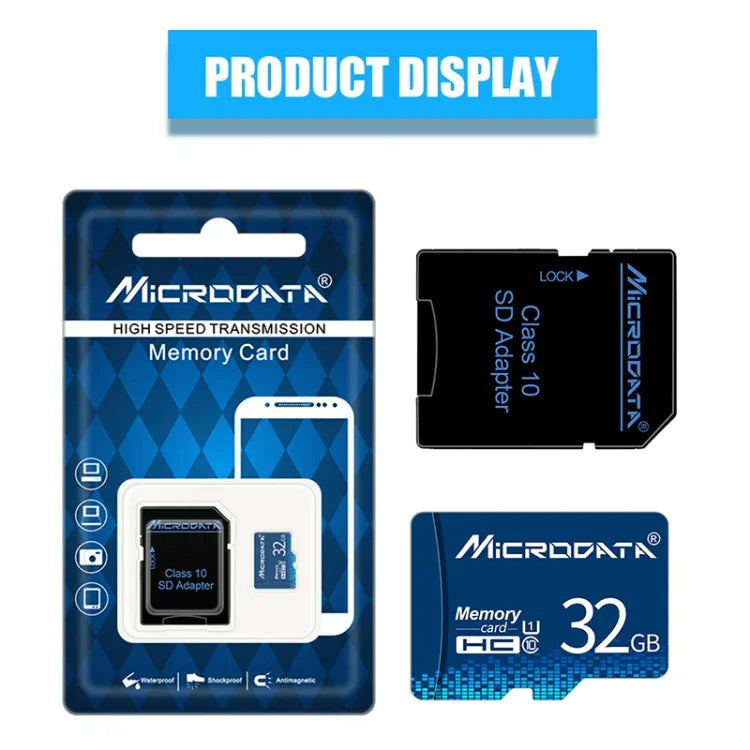 Cartão de memória MICRODATA 32GB U1 TF (Micro SD) azul, 32GB