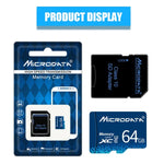 Cartão de memória MICRODATA 64GB U3 TF (Micro SD) azul, 64GB
