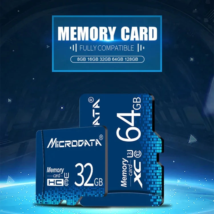 Cartão de memória MICRODATA 64GB U3 TF (Micro SD) azul, 64GB