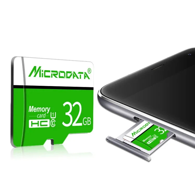 Cartão de Memória MICRODATA 16GB U1 TF (Micro SD) Verde e Branco, 16GB