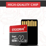 Cartão de Memória STICKDRIVE 16GB U1 Linha Branca Vermelha e Preta TF(Micro SD), 16GB