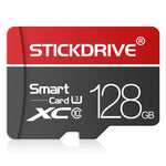 Cartão de Memória STICKDRIVE 128GB U3 Linha Branca Vermelha e Preta TF(Micro SD), 128GB