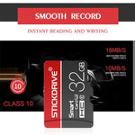 Cartão de Memória STICKDRIVE 128GB U3 Linha Branca Vermelha e Preta TF(Micro SD), 128GB