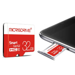 Cartão de Memória Microdrive 32GB Alta Velocidade Classe 10 Micro SD(TF), 32GB