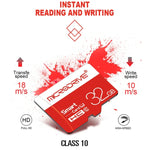 Cartão de Memória Microdrive 32GB Alta Velocidade Classe 10 Micro SD(TF), 32GB