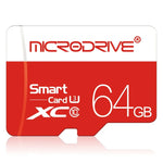 Cartão de Memória Microdrive 64GB Classe 10 Alta Velocidade Classe 10 Micro SD(TF), 64GB
