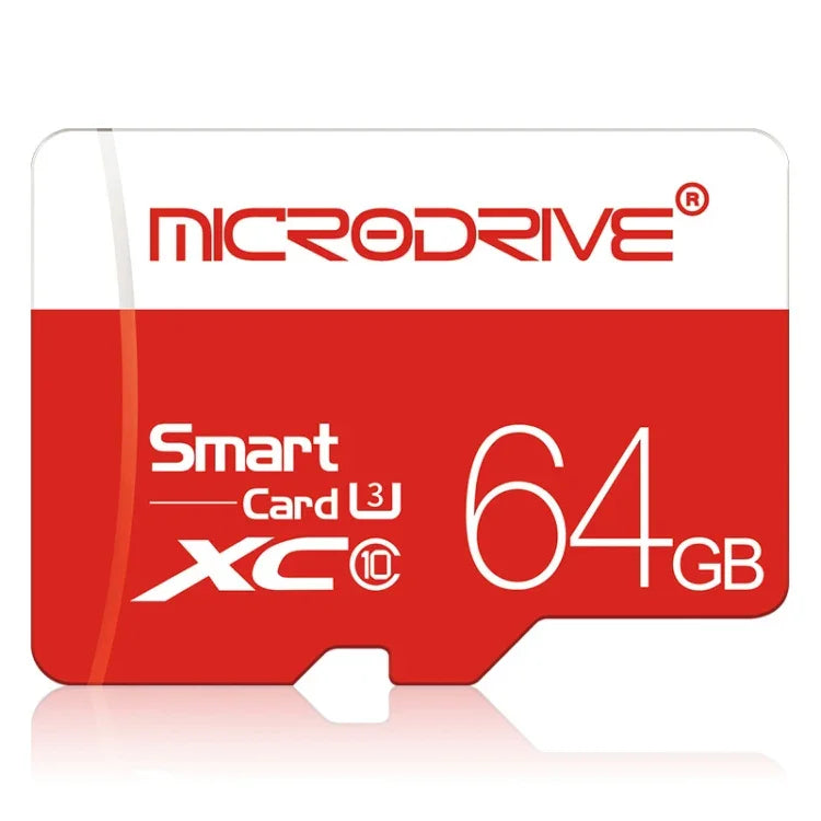 Cartão de Memória Microdrive 64GB Classe 10 Alta Velocidade Classe 10 Micro SD(TF), 64GB