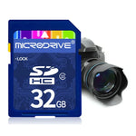 Cartão de Memória Microdrive 32GB Classe 10 de Alta Velocidade para Todos os Dispositivos Digitais com Slot para Cartão SD, 32GB