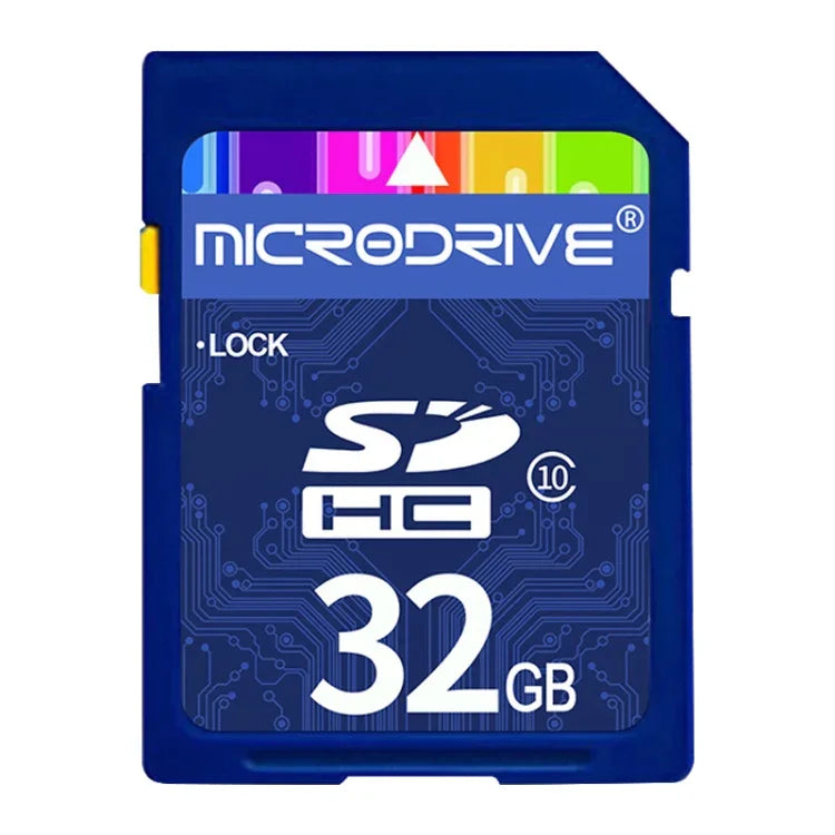 Cartão de Memória Microdrive 32GB Classe 10 de Alta Velocidade para Todos os Dispositivos Digitais com Slot para Cartão SD, 32GB