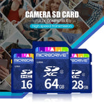 Cartão de Memória Microdrive 64GB Classe 10 de Alta Velocidade para Todos os Dispositivos Digitais com Slot para Cartão SD, 64GB