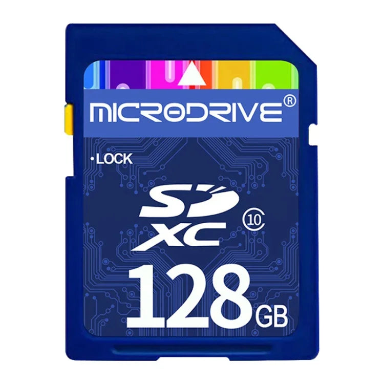 Cartão de Memória Microdrive 128GB Classe 10 de Alta Velocidade para Todos os Dispositivos Digitais com Slot para Cartão SD, 128GB