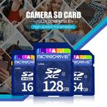 Cartão de Memória Microdrive 128GB Classe 10 de Alta Velocidade para Todos os Dispositivos Digitais com Slot para Cartão SD, 128GB