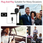 Microfone de Lapela Condensador com Redução Inteligente de Ruído YICHUANG YC-LM10 USB-C / Tipo-C, Comprimento do Cabo: 1,5m, YC-LM10