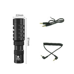 Microfone Portátil com Redução de Ruído e Porta de 3,5mm YICHUANG YC-VM100