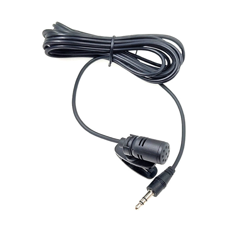 ZJ002MR Estéreo Plug Reto 3,5mm para Carro, Protetor Solar, Intérprete Sem Fios, Megafone para Guia Turístico, Microfone Lavalier Com Fio, Comprimento: 3m, Estéreo 3,5mm