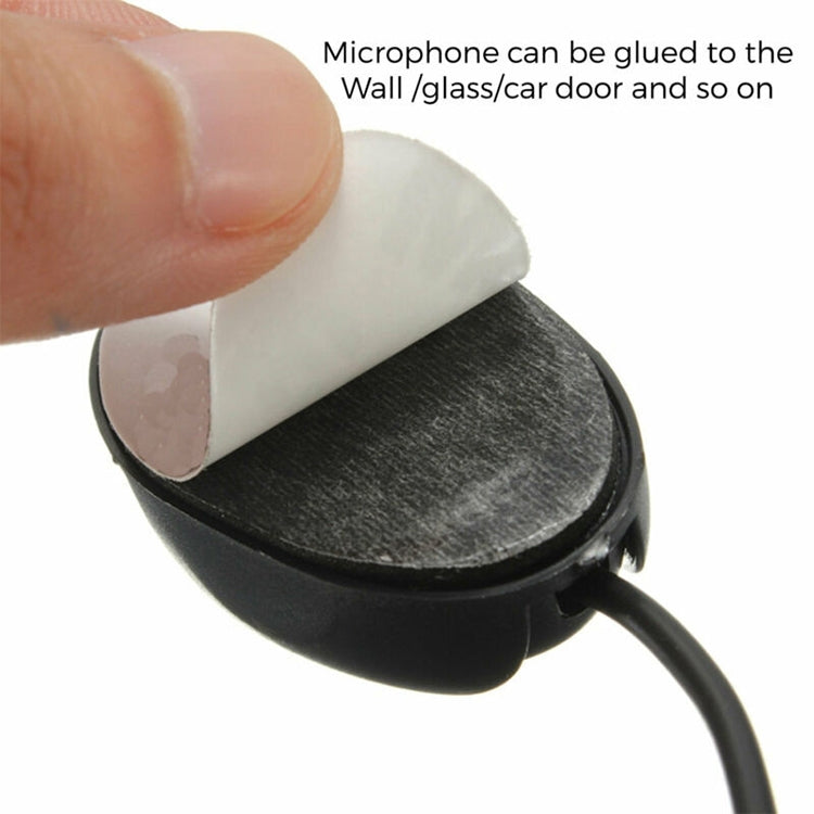 ZJ010MR Mono Plug Angular 3,5mm para Carro, Navegação GPS, Altifalante, Microfone Bluetooth Externo Adesivo, Comprimento: 3m, 3,5mm