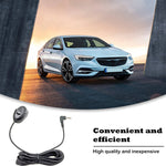 ZJ010MR Mono Plug Angular 3,5mm para Carro, Navegação GPS, Altifalante, Microfone Bluetooth Externo Adesivo, Comprimento: 3m, 3,5mm