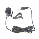 ZJ015MR Plug RCA Lotus para Carro, Navegação DVD, Microfone Externo Adesivo, Comprimento: 3m, Plug RCA Lotus