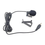 ZJ015MR Plug RCA Lotus para Carro, Navegação DVD, Microfone Externo Adesivo, Comprimento: 3m, Plug RCA Lotus