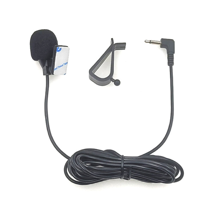 ZJ015MR Mono Plug Angular 2,5mm para Carro, Navegação DVD, Microfone Externo Adesivo, Comprimento: 3m, Mono Plug Angular 2,5mm