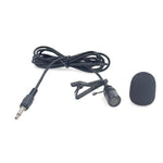 Microfone mono com ficha reta de 2,5mm ZJ031MR para guia turístico com megafone, comprimento: 1,5m, 2,5mm