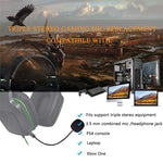 ZJ033MR-03 Plugue Reto Mono 3.5mm 19cm Headset Gaming com Microfone ao Vivo para Placa de Som, Plugue Reto Mono 17cm