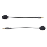 ZJ033MR-03 Plugue Reto Estéreo 3.5mm 19cm Headset Gaming com Microfone ao Vivo para Placa de Som, Plugue Reto Estéreo 19cm