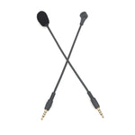 ZJ033MR-03 Plugue Reto 3.5mm com 4 Níveis de Pino 19cm Headset Gaming com Microfone ao Vivo para Placa de Som, Plugue Reto com 4 Níveis de Pino 19cm