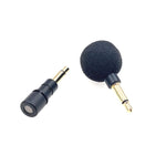ZJ040MR Microfone Mini Reto Mono 3.5mm para Telemóvel, Tablet, Portátil e Equipamento Eletrónico
