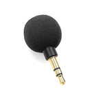 ZJ040MR Microfone Mini Reto Estéreo 3.5mm para Telemóvel, Tablet, Portátil e Equipamento Eletrónico