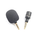 Microfone Mini Reto ZJ052MR-01 com Pino de 4 Níveis 3.5mm para Telemóvel, Tablet e Máquina de Jogos, Pino de 4 Níveis