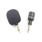 ZJ052MR-01 Microfone Mini Reto Mono 3.5mm para Telemóvel, Tablet e Máquina de Jogos, Mono