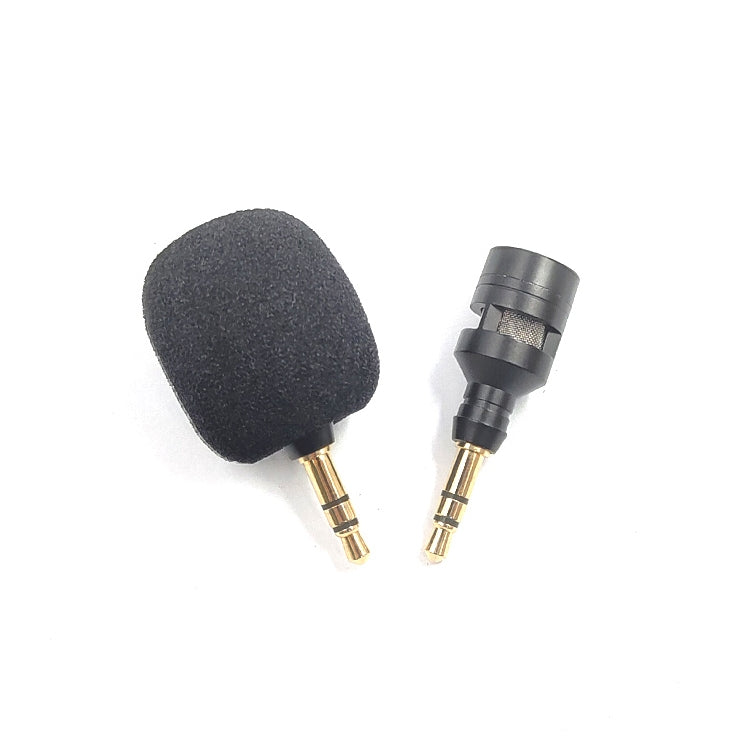 ZJ052MR-01 Microfone Mini Reto Estéreo 3.5mm para Telemóvel, Tablet e Máquina de Jogos, Estéreo