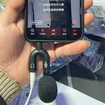 ZJ052MR-01 Microfone Mini Reto Estéreo 3.5mm para Telemóvel, Tablet e Máquina de Jogos, Estéreo